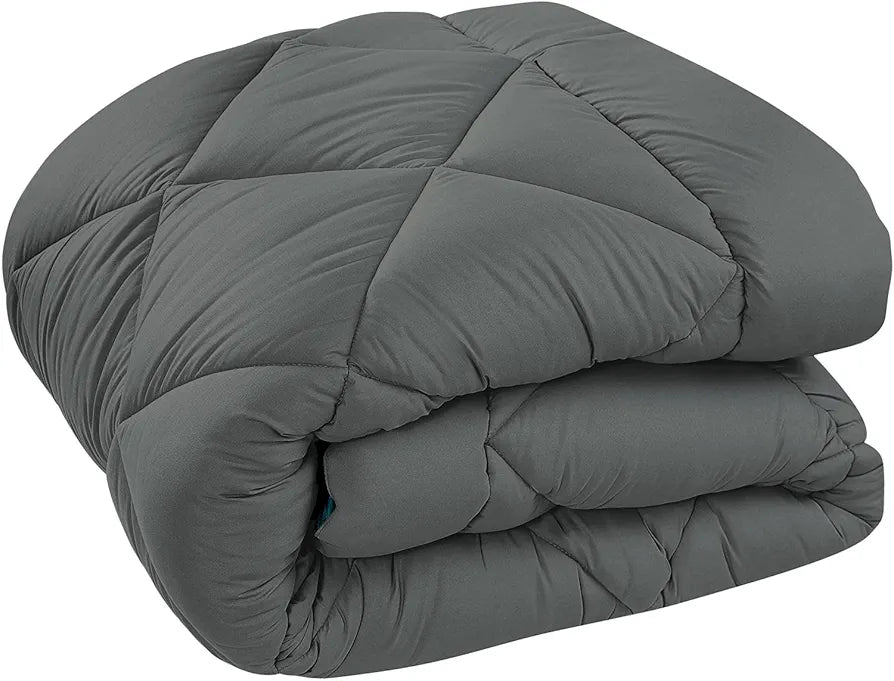 Cloth Fusion Reversible AC Comforter Single Bed 220 GSM,Soft Microfibre Quilt Blanket for Winter